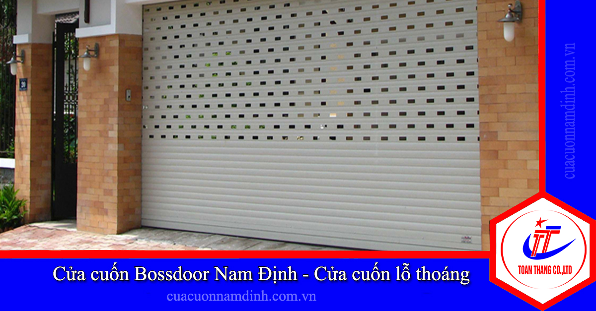 Cửa cuốn Bossdoor Nam Định-cửa cuốn lỗ thoáng