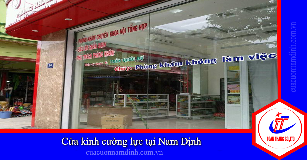 Cửa kính cường lực tại Nam Định